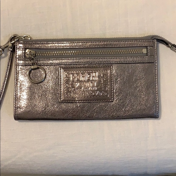 Metallic Coach Wallet